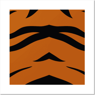 Tiger skin pattern animal Posters and Art